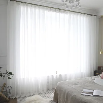 

White Tulle For Bedroom Curtains In The Living Room Tulle For Kitchen Quality Roller Blinds On The Window Curtain For The Room