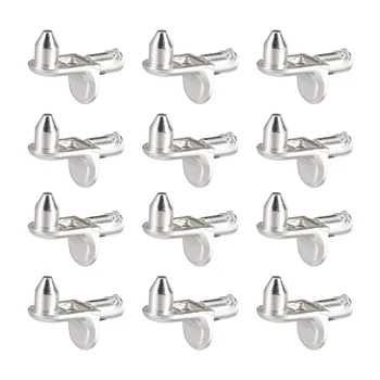 

uxcell 80pcs Shelf Support Peg 5mm L-Shaped Support Furniture Cabinet Shelf Bracket Pegs with Pin for Kitchen Furniture