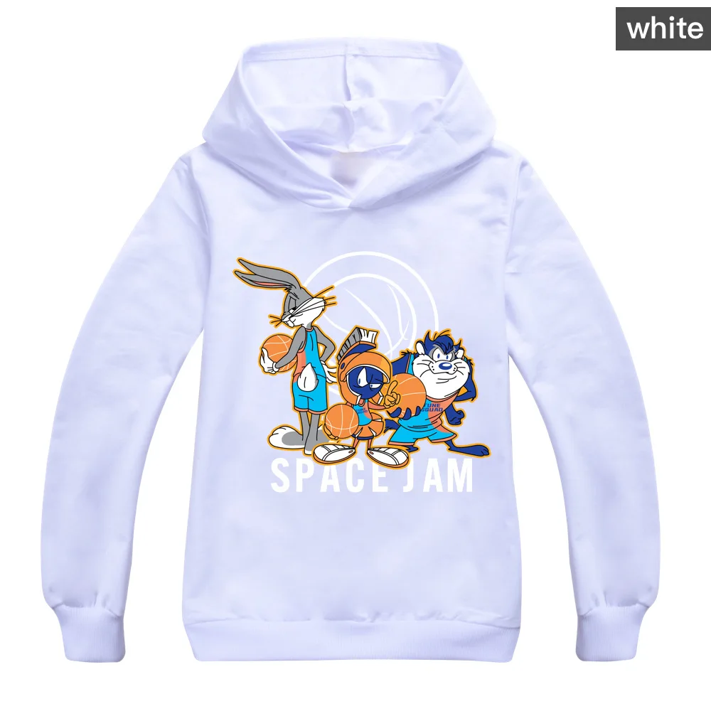 021 New Space Jam 2 Sweatshirts Kids T Shirts Tops Sportswear Baby Clothes Girls Hoodie T Shirt Autumn Jacket Children Clothing hoodies for a boy Hoodies & Sweatshirts