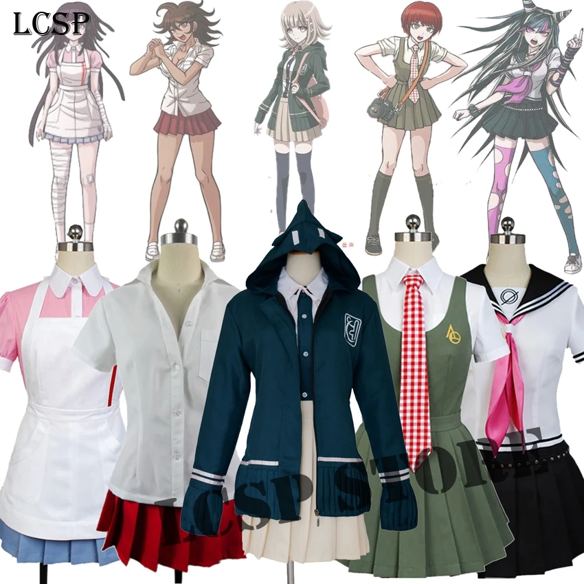 LCSP Super Danganronpa 2 Nanami ChiaKi Mioda Ibuki Akane Owari Косплей Костюм японское аниме Униформа