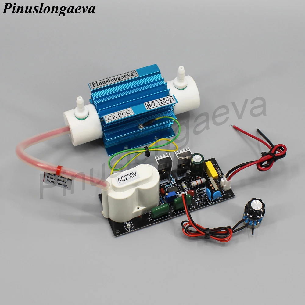 

Pinuslongaeva 5G/H 5grams adjustable Quartz tube type ozone generator Kit cold corona discharge ozone generator air purifier DC