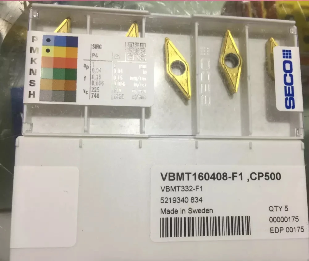 5 шт. твердосплавные вставки VBMT160408-F1 CP500 | Обустройство дома