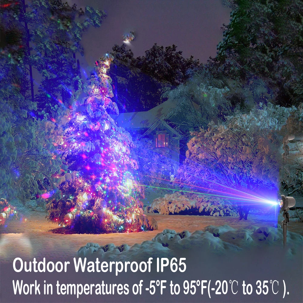 Outdoor Christmas 2021 Star Lights Waterproof Street Lawn Laser Projector Holiday xmas Decorations for Home New Year 2022