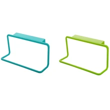 

6 Pcs over Door Tea Towel Rack Bar Hanging Holder Rail Organizer Bathroom Kitchen Cabinet Cupboard Hanger Shelf