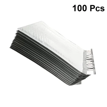 

100PCS Padded Bubble Bags Waterproof Shockproof Mailing Envelope - 12x14cm