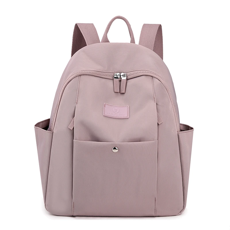 Vento Marea Travel Women Backpack Design 2021 Nylon Waterproof Shoulder School Bag For Teenage Girls Preppy Style Black Rucksack