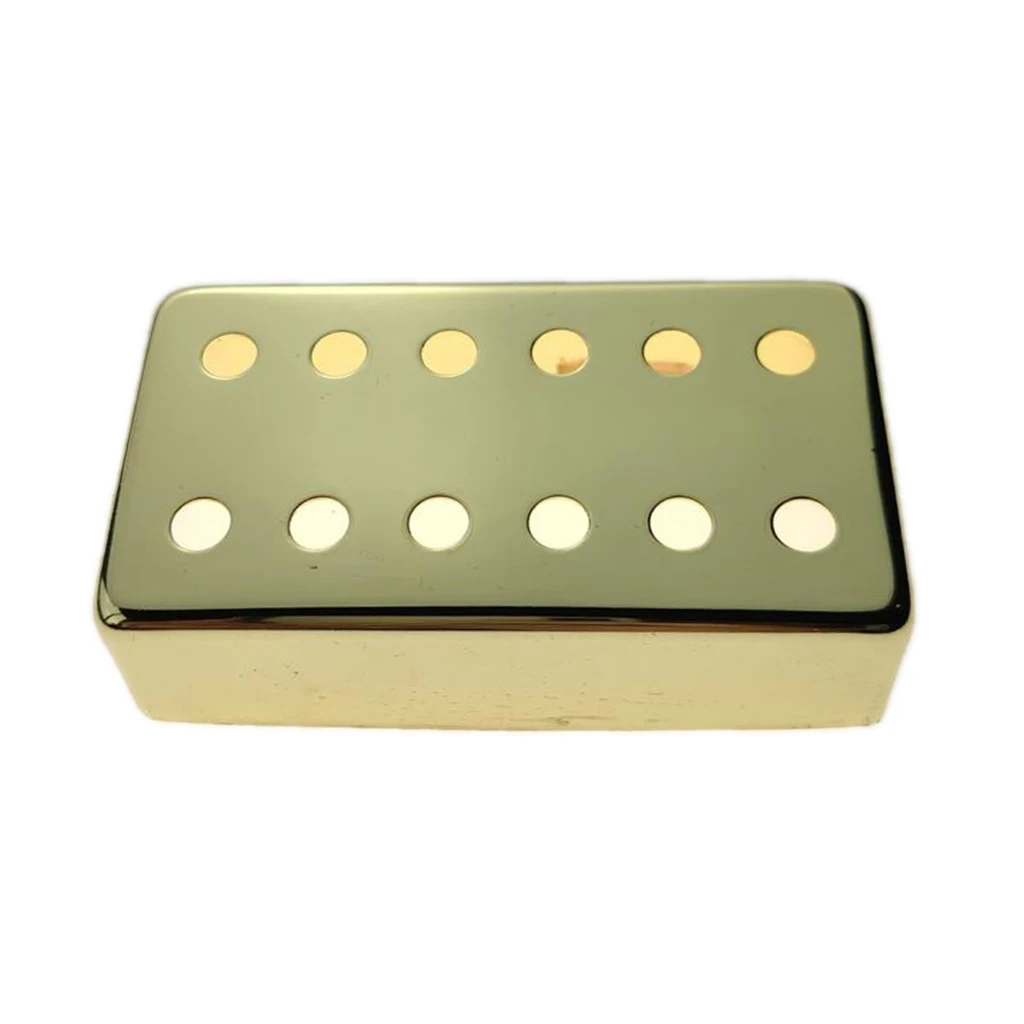 Humbucker Guitar Pickup Cover 52mm Pole Spacing Covers Gold for LP Parts