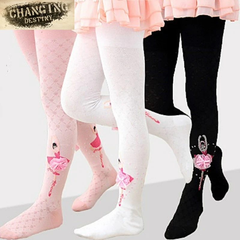 3 7 años de edad Primavera Verano niñas medias Ballet princesa medias