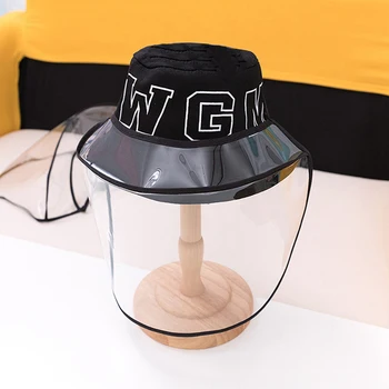 

Baby Anti-spitting Protective Hat Dustproof Cover Fishermen Removable Cap Hat Mondkapje Virus Mascarilla hat Unisex