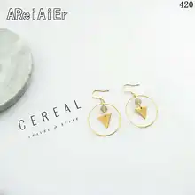  Gray crystal earrings  temperament women's jewelry, Europe and the United States  selling beautiful gifts 