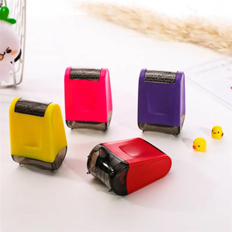 Roller Stamp Roller Identity Theft Protection Stamp For Guarding Your Id Privacy Confidential Data Portable Craft Supplies RE