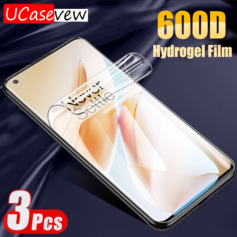 Гидрогелевая мягкая пленка для One plus 8 7 6 5 Pro полная защитная Oneplus 7T 6T 5T Защитная