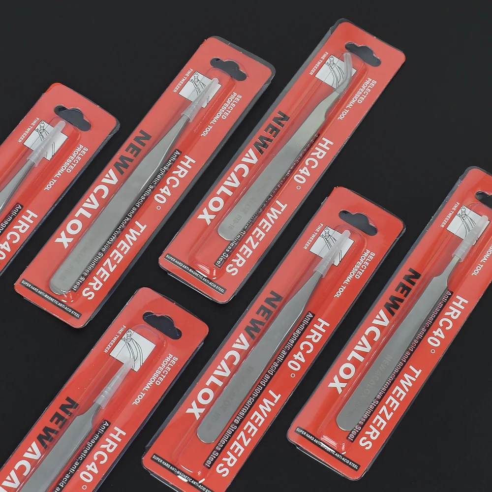 Precision Tweezers,Tweezer Tool,ESD Anti Static Tweezers 6Pcs Tweezers Kit Anti-static Non-magnetic Tweezers Precision Set for Lab Jewelry Craft Soldering Eyebrow