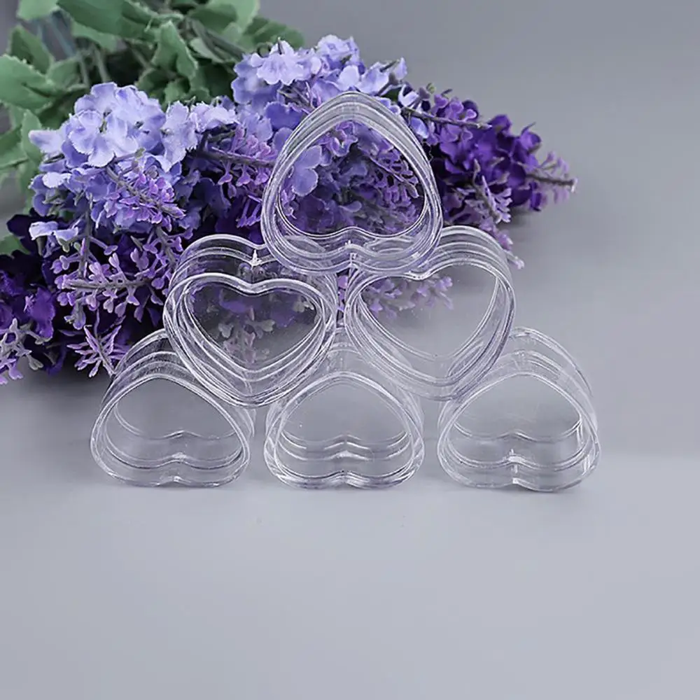 Clear Plastic Empty Cosmetic Lip Balm Cream Pot Jar Face Bottles Container Box Shape Cosmetic Clear Cream Box Heart 4g Cont G9F5 Clear Plastic Empty Cosmetic Lip Balm Cream Pot Jar Face Bottles Container Box Shape Cosmetic Clear Cream Box Heart 4g Cont G9F5