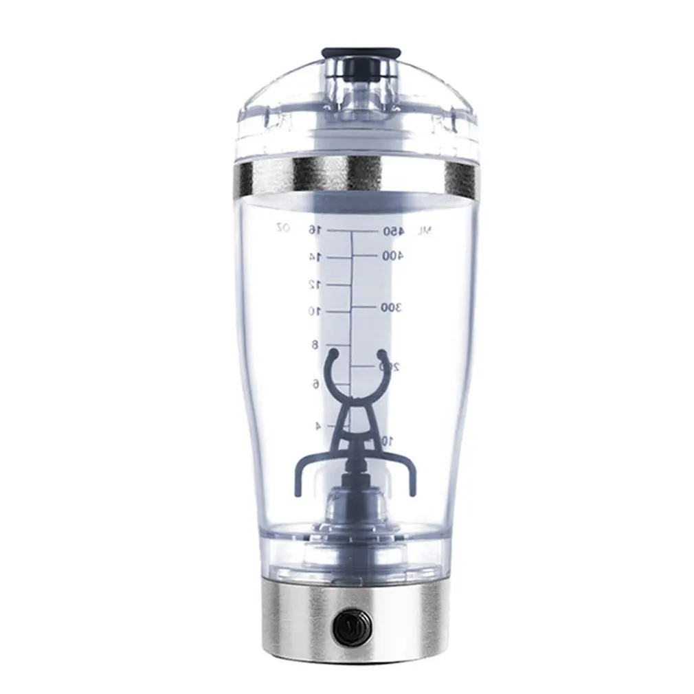 

Electric Protein Shaker Bottle 450ML Portable Mixer Cup USB Rechargeable Shaker Cups for Albumen Powder Coffee Milk