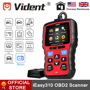 

[Ship from US UK RU] Original Vident iEasy310 Enhanced OBDII Code Reader with Battery Test Function