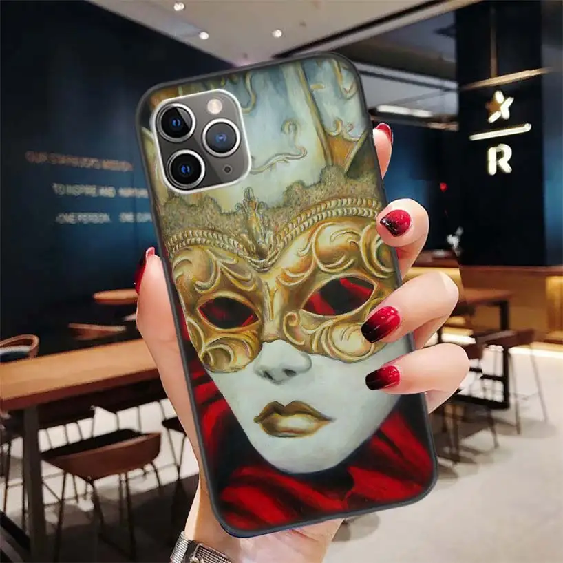 DJ Boris Brejcha черный чехол для Apple iPhone 11 Pro XR 7 8 6 6S Plus X XS MAX 5 5S SE Мягкий ТПУ силиконовый чехол для телефона
