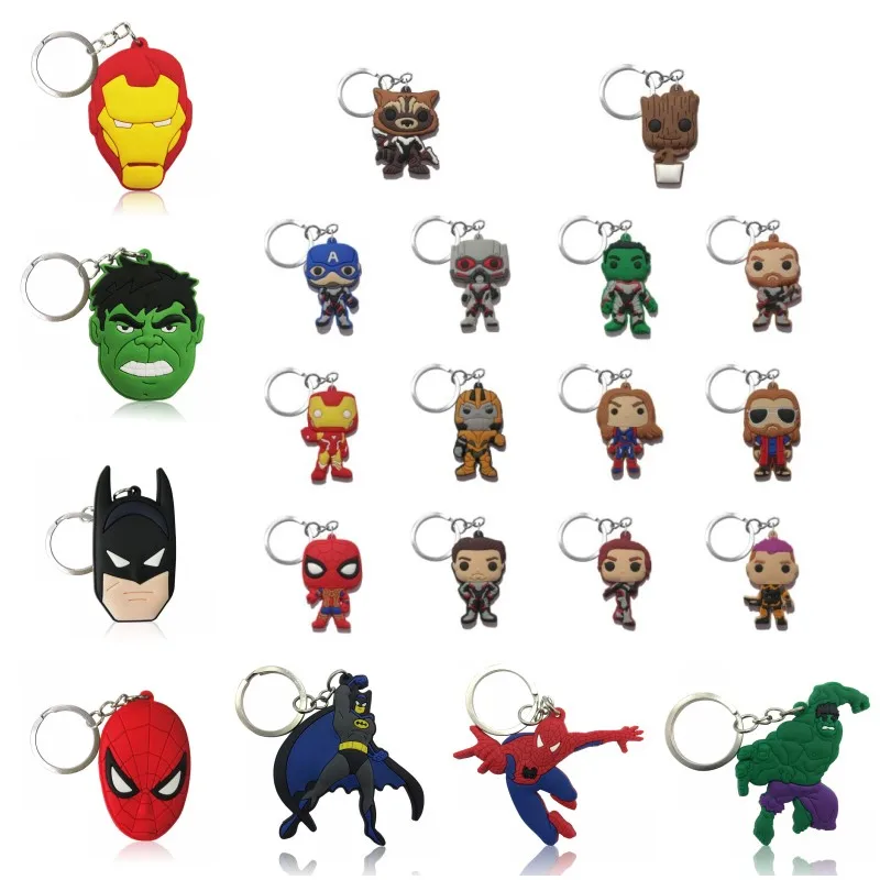 1 шт. брелок &quotМститель&quot супергерой ПВХ крутые безделушки Железный человек