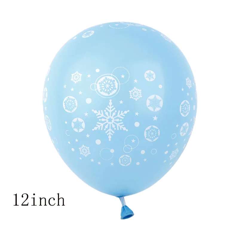 Рождественские снежные хлопья латексные шары 50 шт. 12 дюймов надувные воздушные шары Свадебные украшения для дня рождения воздушные шары