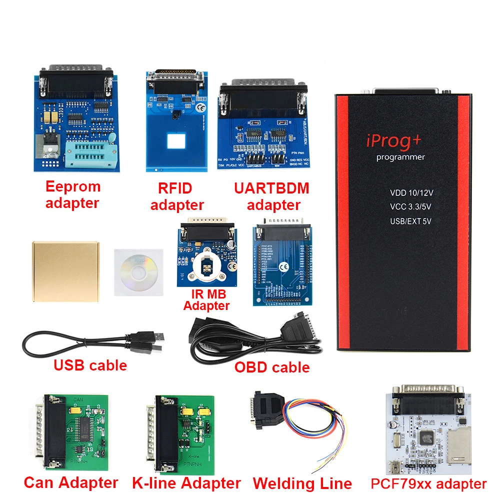  IPROG 绿板 8个座子 带PCF 接头 (6)