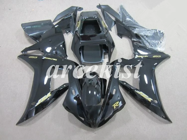4 подарка ABS мотоцикл велосипед обтекатель набор подходит для Yamaha Yzf R1 2002 2003 YZF1000 R1 02 03 Полный обтекатели комплект оранжевый черный