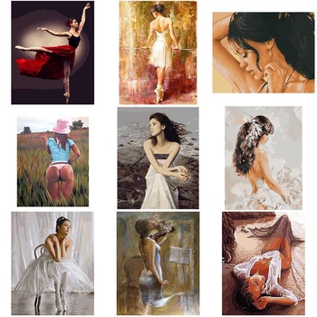 

Artistic Image Showing Female Beauty Painting By Numbers Frameworks Coloring By Numbers Home Decor Pictures Figure Decorations