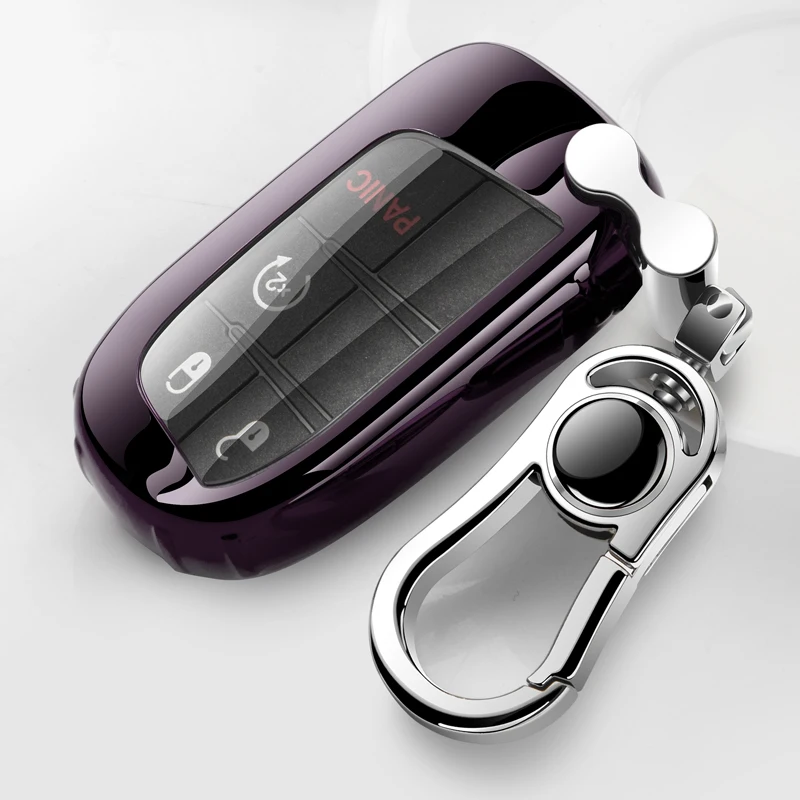 TPU Car Remote Key Full Cover Case portachiavi per Fiat Jeep Renegade Grand Dodge Ram 1500 Journey Charger Dart Challenger Chrysler - H49a02aa776a04dfeadd110f5524ab769K