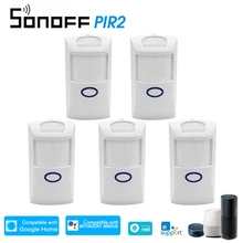 SONOFF PIR2 sans fil double détecteur infrarouge 433Mhz RF PIR capteur de mouvement intelligent domotique système d'alarme de sécurité pour Alexa
