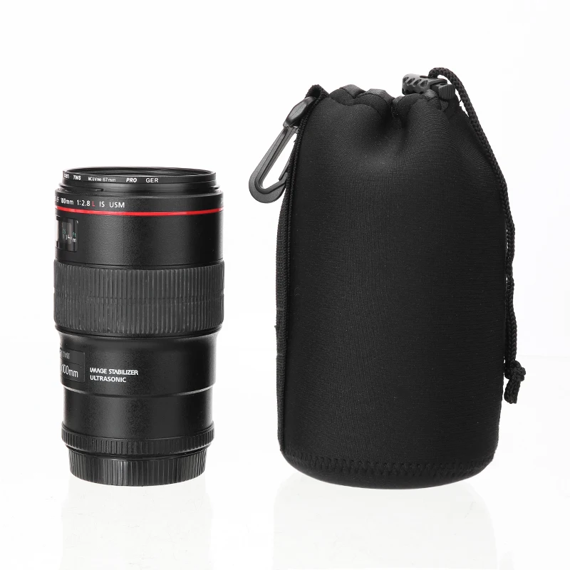 4 шт. неопреновый чехол для объектива камеры Мягкий чехол для DSLR сумка водонепроницаемый протектор для наружного туризма аксессуары для камеры