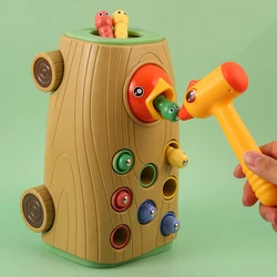 Montessori magnético brinquedo eletrônico conjunto de pesca para crianças crianças peixe placa de jogo do bebê aprendizagem educacional brinquedo sensorial musical