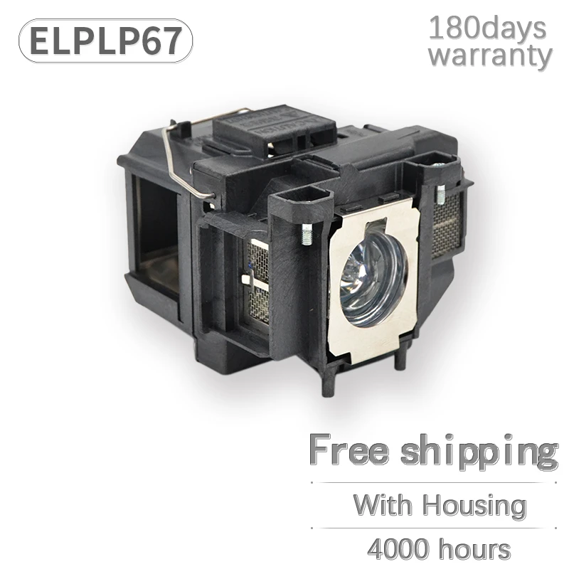 Replacement Projector Lamp Elplp67 V13h010l67 For Epson Ebs11 Ebs12