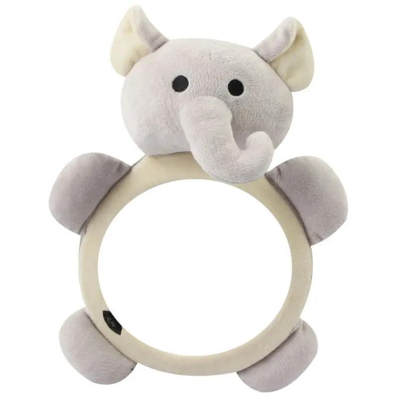 Baby Safety Seat Rear Mirror Car Interior Rearview Mirrors Infants Kids Plush Cartoon Toy #905