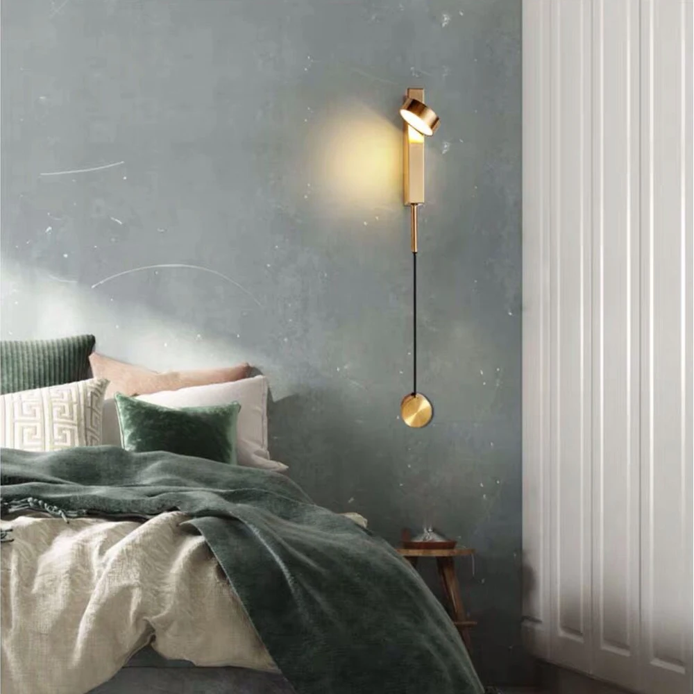 Modern LED Wall Lamp with Dimmable Switch for Living room Art Wall Light Nordic Wall Lighting Fixtures Indoor Decoration H49a0bda23845499db514c3c9dd90d154u