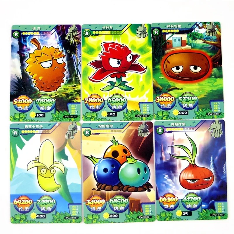 Brinquedo Chomper De Girassol De Meninos, Coleção Zumbi De 2 Cartas Com  Figurinhas De Animê Para Crianças - Cards De Jogos Para Colecionadores -  AliExpress