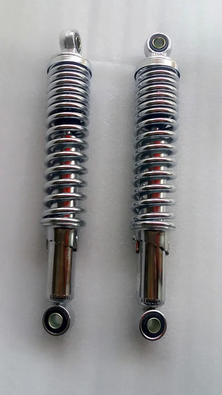 305mm Хром CG125 300 мм/305 мм/310 мм/325 мм 7 мм Пружинные задние амортизаторы для Honda CX500/Yamaha/Suzuki/Kawasaki/Dirt bikes/ATV - Цвет: 305mm