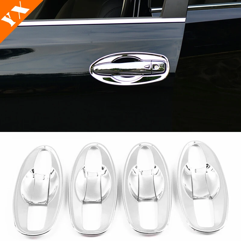 2014 15 16 17-2020 Per Nissan X-Trail Xtrail T32 Rogue Abs Chrome Car Window Glass Side Door Handle Bowl Frame Panel Cover Trim