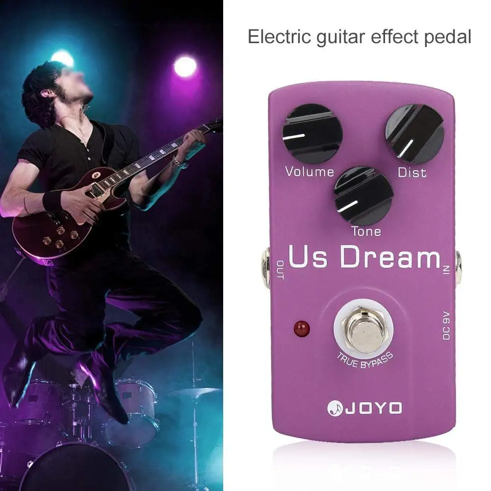 JOYO JF-34 US Dream Distortion гитарная педаль эффектов корпус из алюминиевого сплава True Bypass педали эффектов аксессуары для гитары