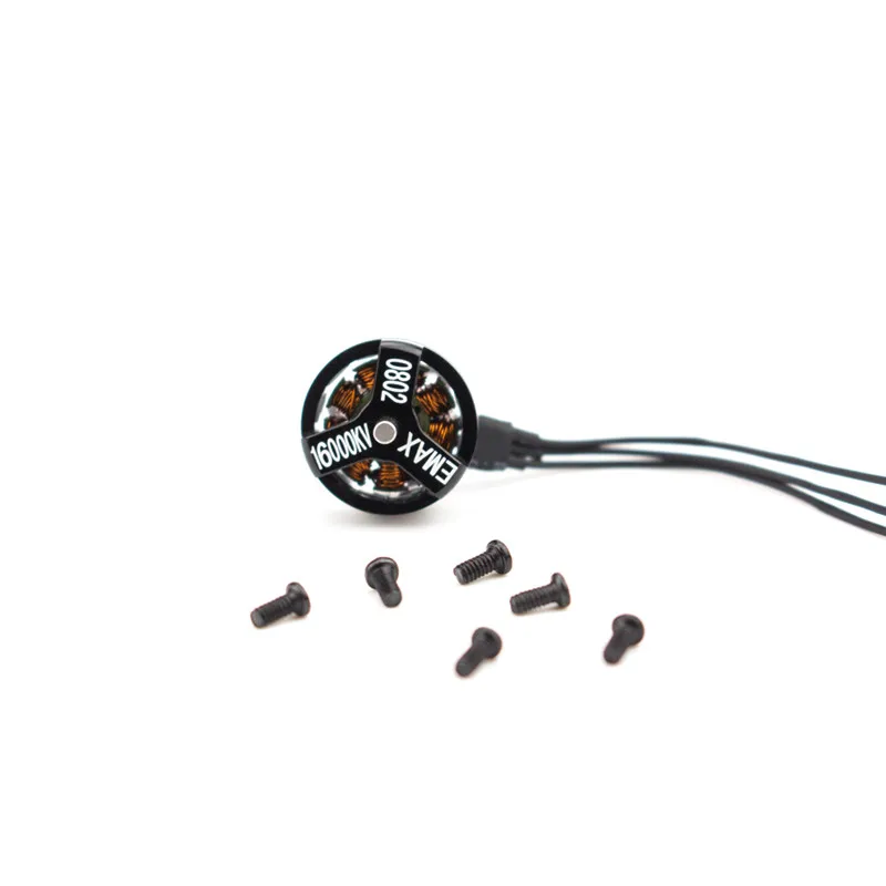 Moteur sans brosse Emax Tinyhawk ll 0802 16000kv pour Drone de course Fpv|Детали и аксессуары| |