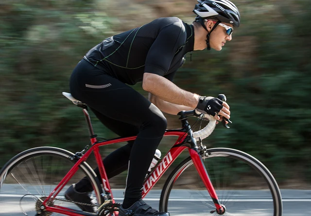 Pantaloni Ciclismo Invernali Uomo - Termici, Antivento E Imbottiti - Tessuto Super Roubaix