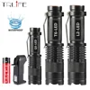 Mini LED Flashlight 8000LM Q5 T6 L2 LED Torch Adjustable Focus Zoom Flash Light Lamp Gift Lamp use 14500 Or 18650 Battery ► Photo 1/6