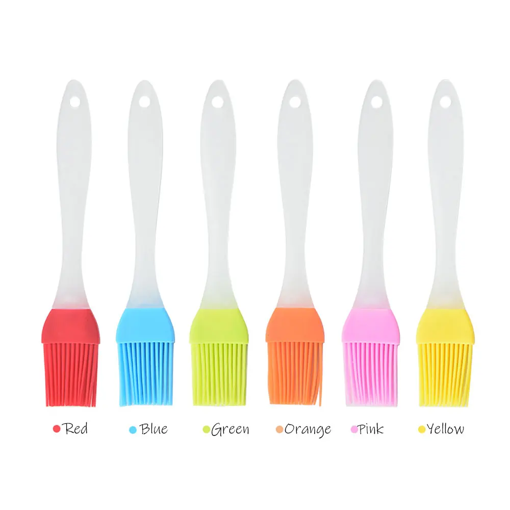 Silicone Basting Brush 1PCS Silicone Baking Bakeware Bread Cook Brushes Pastry Oil BBQ Basting Brush Tool Kitchen Accessories Gadget oil brush