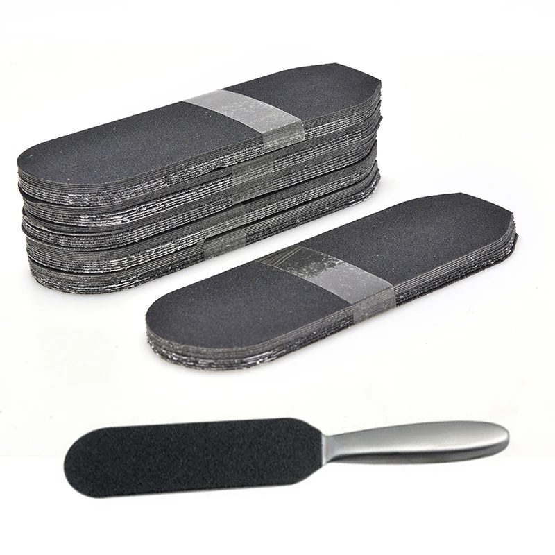 60pcs/pack Selfadhesive Sandpaper Foot Grit File Sanding Cloth