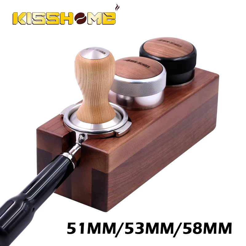 Tamper Set with pressure for coffee filter Carrier Machine Barista Accessories 