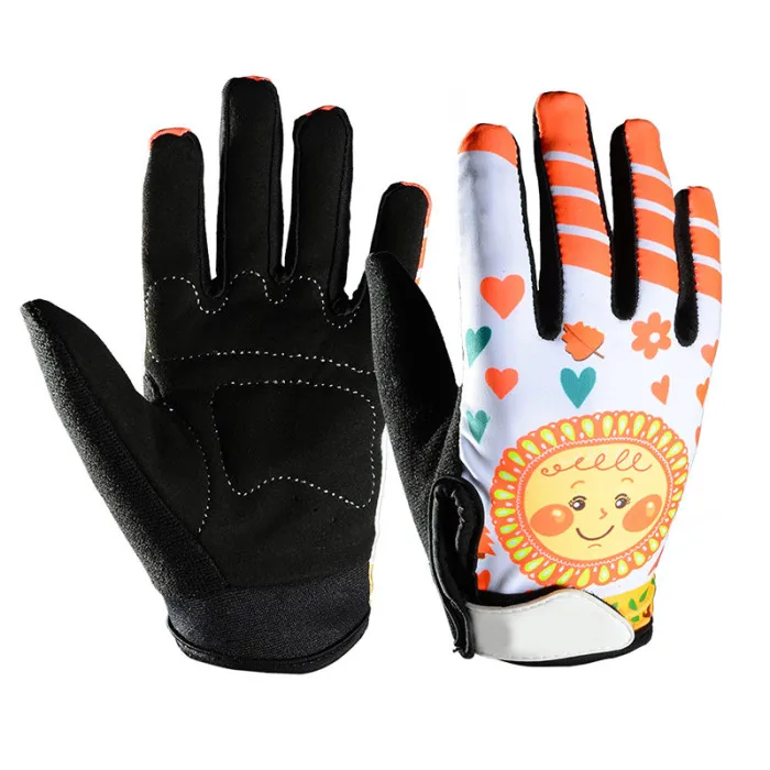 1 пара велосипедных перчаток, детские дышащие противоскользящие перчатки для горного велосипеда ZJ55