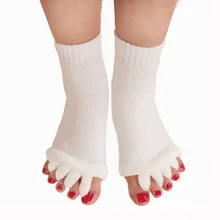 Orthotics Separator Five Toe Socks Fingers Healthy Feet Care Pain Relief Toes Bunion Corrector Posture Correction Ectropion