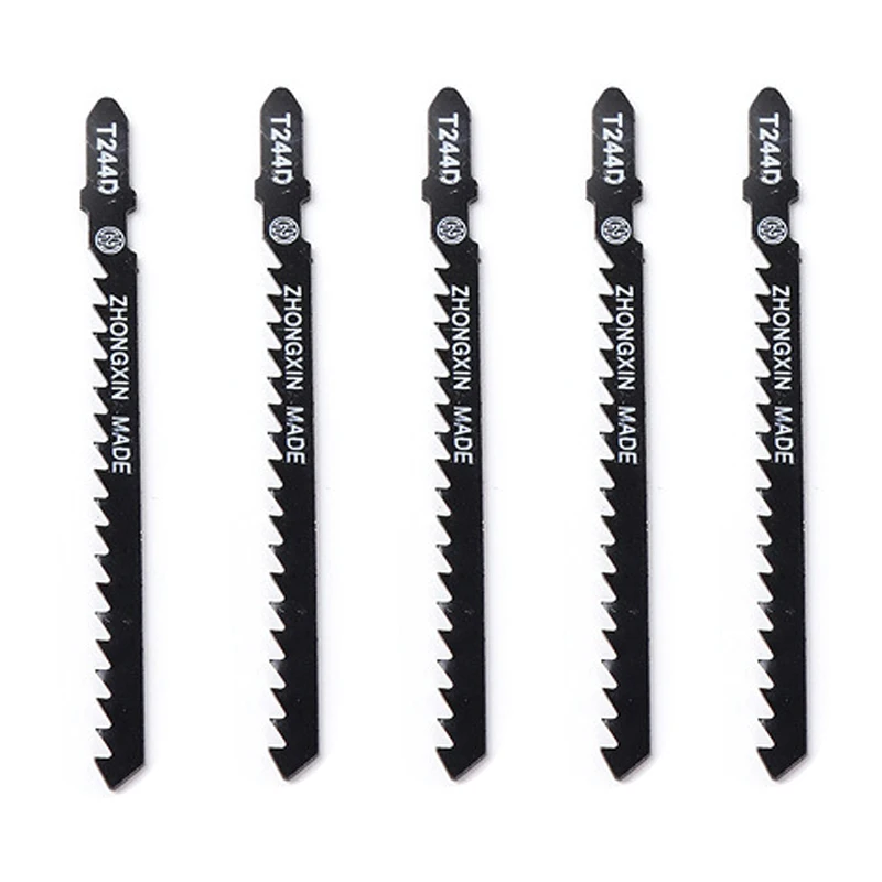 

5Pcs Hard Wood Curve Cut Jigsaw Sabre Curve Saw Blades for Home DIY Woodworking With 4mm Chic