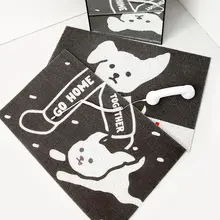 

2021 New Cutable DIY Cartoon Dog Doormat Indoor And Outdoor Easy To Clean Entrance Mud Suction Non-Slip Carpet