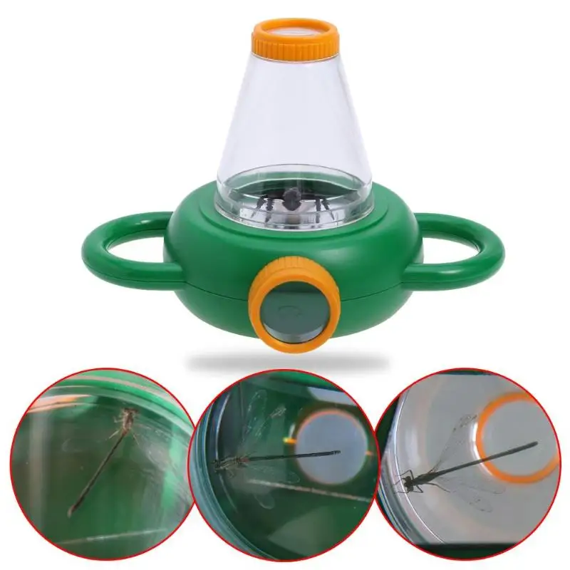 

Multi-purpose Insect Feeding Observation Box Magnifier Magnifying Glass Crawler Spider Insect Box Children Educational Toy