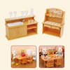 Forest Family Bedroom Furniture Set Rabbit Animal Miniature Dollhouse Beds 1:12 Furniture For Dolls Pretend Play Toys Girls Gift 3