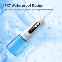 KODO irygator doustny do zębów Flosser irygator wodny USB akumulator przenośny Dental strumień wody pod ciśnieniem 300ML irygador dental dental floss 4